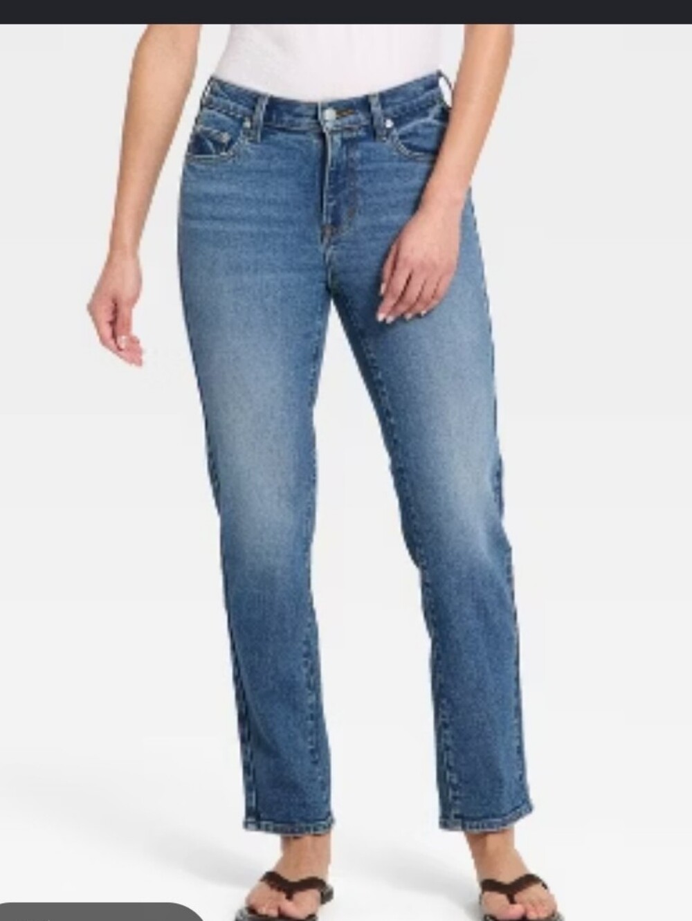 NWT Universal Thread Womens High-Rise Vintage Streach Streght Leg Jeans Size 6